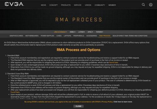 
                            12. EVGA - Warranty - RMA Process