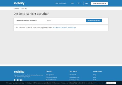 
                            7. evgbm.de | SEO Bewertung | Seobility.net