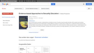 
                            11. Evidence-based Approaches to Sexuality Education: A Global Perspective