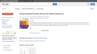 
                            12. Evidence-Based Practice Across the Health Professions