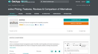 
                            8. eviivo Pricing, Features, Reviews & Comparison of Alternatives ...