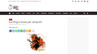 
                            2. Evil King 6 chiuso per sempre!!! - EVIL KING MEDIA