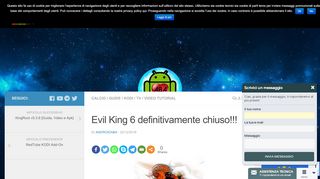 
                            1. Evil King 6 torna OFFLINE! • androidaba.com