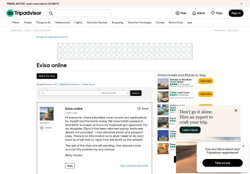 
                            6. Evisa online - Oman Forum - TripAdvisor