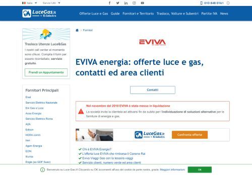 
                            12. EVIVA energia: offerte luce e gas, contatti ed area clienti - Luce-Gas.it