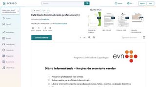 
                            13. EVN Diario Informatizado-professores (1) - Scribd