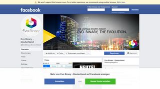 
                            4. Evo Binary - Deutschland - Startseite | Facebook