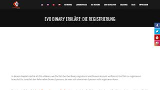 
                            11. Evo Binary erklärt: Die Registrierung | YouTrust Media