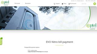
                            3. EVO Nitro bill payment - PTCL