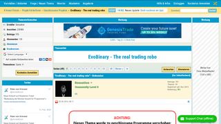 
                            5. EvoBinary - The real trading robo - X-Invest