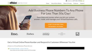 
                            2. eVoice: Virtual Business Phone Numbers & Virtual Phone System