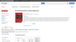 
                            13. Evoked Potentials in Clinical Medicine