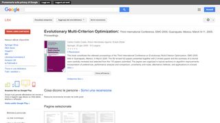 
                            8. Evolutionary Multi-Criterion Optimization: Third International ...