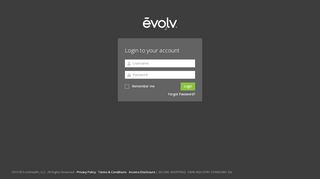 
                            1. Evolv | Login Page