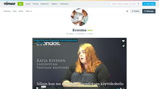 
                            3. Evondos on Vimeo