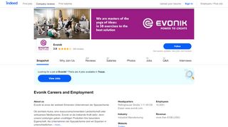 
                            7. Evonik Careers and Employment | Indeed.com