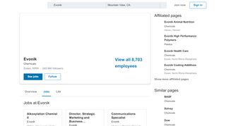 
                            9. Evonik: Jobs | LinkedIn