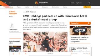 
                            7. EVR Holdings PLC partners up with Ibiza Rocks hotel and ...