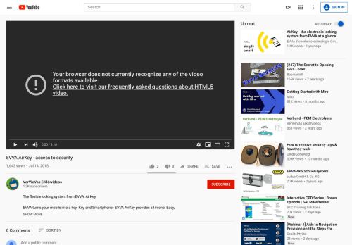 
                            9. EVVA AirKey - access to security - YouTube