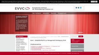 
                            9. EVVC - SONDERUPDATE zur Management-Fachtagung 2018 | EVVC ...