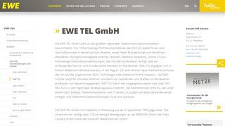 
                            5. EWE TEL GmbH | EWE AG