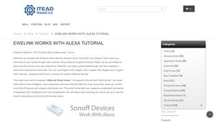 
                            3. eWeLink Works with Alexa Tutorial / ITEAD Studio - Make innovation ...