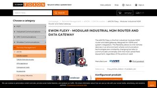 
                            7. eWON Flexy - Modular Industrial M2M Router and Data Gateway - Foxon