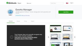 
                            11. Eworks Manager | QuickBooks App Store