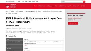 
                            12. EWRB Practical Skills Assessment Stages One & Two - Electricians ...