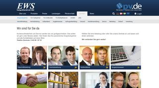 
                            6. EWS GmbH & Co. KG / pv.de | Ansprechpartner