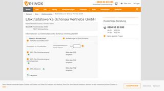 
                            3. EWS Schönau: Strompreise im Überblick - Verivox