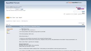 
                            8. EWS Setup Error - AquaMail