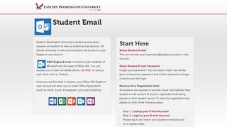 
                            1. EWU Student Email - Students - Eastern Washington University