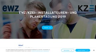 
                            8. ewz/KZEI- Installateuren- und Planertagung 2019 | KZEI