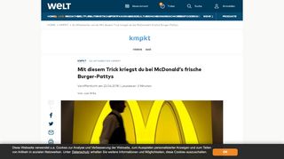 
                            4. Ex-Mitarbeiter verrät: Mit diesem Trick kriegst du bei McDonald's ...