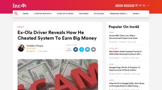 
                            9. Ex-Ola Driver Reveals How He Cheated System To Earn Big Money ...