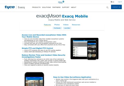 
                            6. Exacq Mobile Free App | Exacq from Tyco Security Products