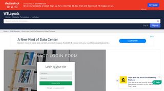 
                            13. Exact Login Form Flat Responsive Widget Template - W3layouts