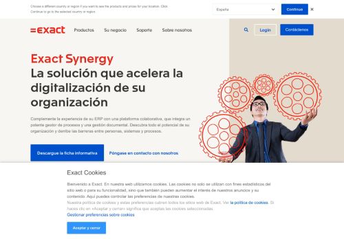 
                            1. Exact Synergy, software CRM y RRHH para proyectos internacionales