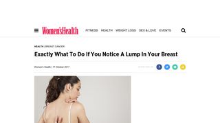 
                            11. Exactly What To Do If You Notice A Lump In Your Breast