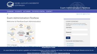 
                            6. Exam Administration FlexNow - Georg-August-Universität Göttingen