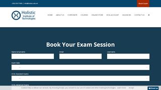 
                            7. Exam Booking Session - Holistic Institute of Technologies ...