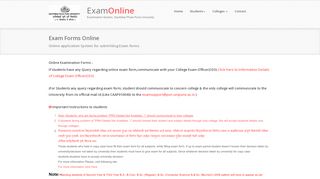 
                            10. Exam Forms Online - Examination Section, Savitribai Phule Pune ...