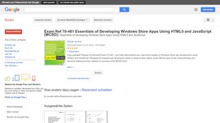 
                            13. Exam Ref 70-481 Essentials of Developing Windows Store Apps Using ...