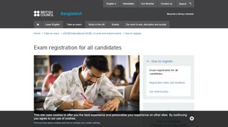 
                            5. Exam registration for all candidates | British Council