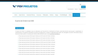 
                            10. Exame de Ordem da OAB | FGV Projetos - fgvprojetos.fgv.br