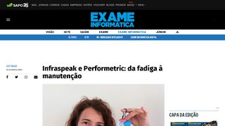 
                            11. Exame Informática | Infraspeak e Performetric: da fadiga à manutenção