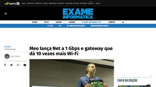 
                            9. Exame Informática | Meo lança Net a 1 Gbps e gateway que dá 10 ...