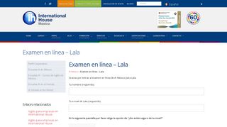 
                            5. Examen en línea - Lala - ihMéxico - International House México