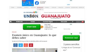 
                            13. Examen único en Guanajuato: lo que debes saber | UN1ÓN ...